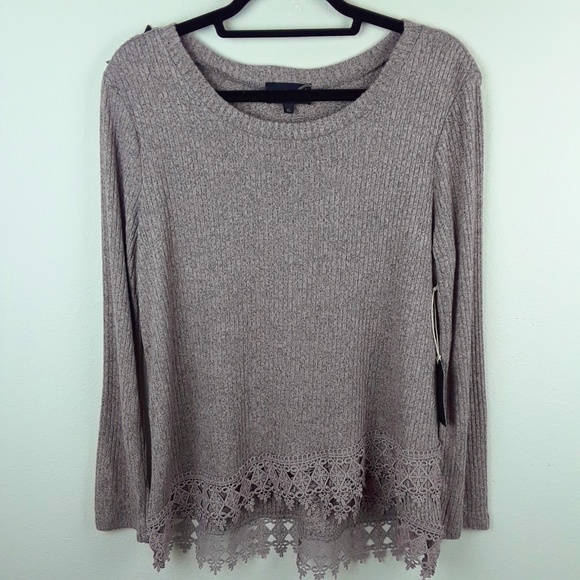 mosaic & co Tops - mosaic & co | Vintage Mauve Long Sleeve Blouse